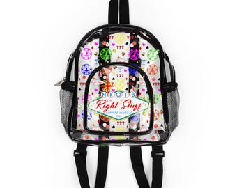 NKOTB The Right Stuff 2026 Las Vegas Clear Stadium Backpack