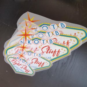 2026 NKOTB The Right Stuff Happens In Vegas Blockhead DTF Iron On Tshirt Transfer