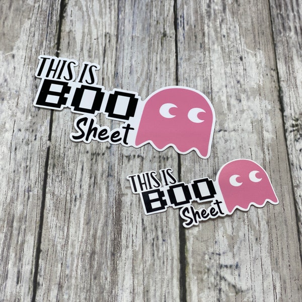 This is Boo Sheet Pinky Ghost Sticker