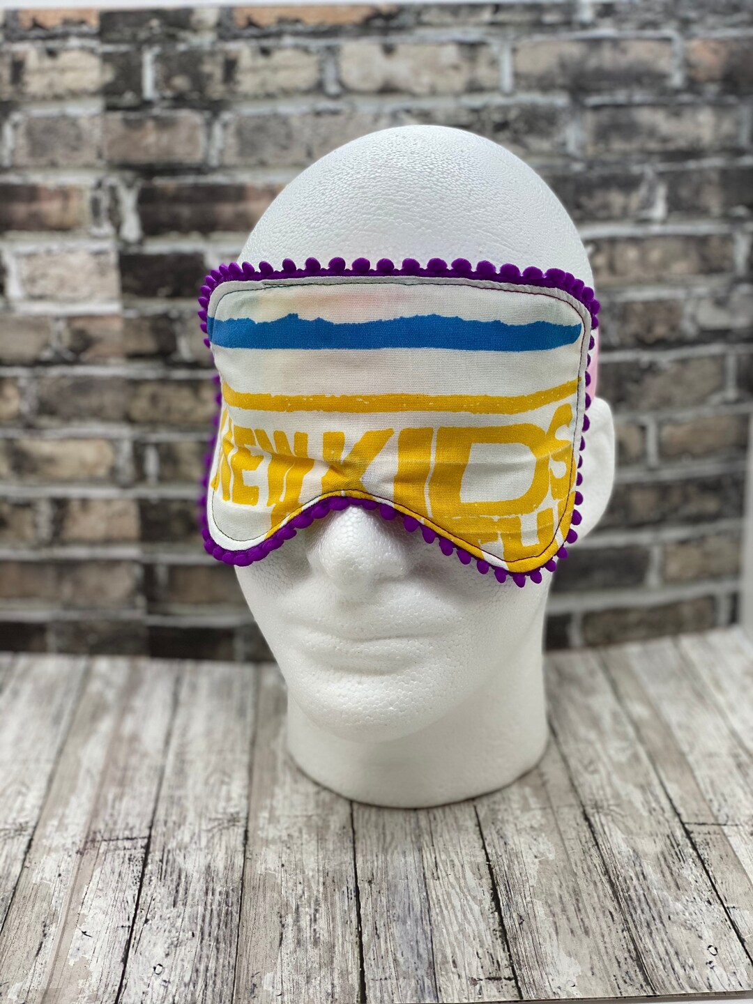 Mask Las NKOTB Retro Sleep Mask Las Vegas Pajama Slumber Party - Etsy