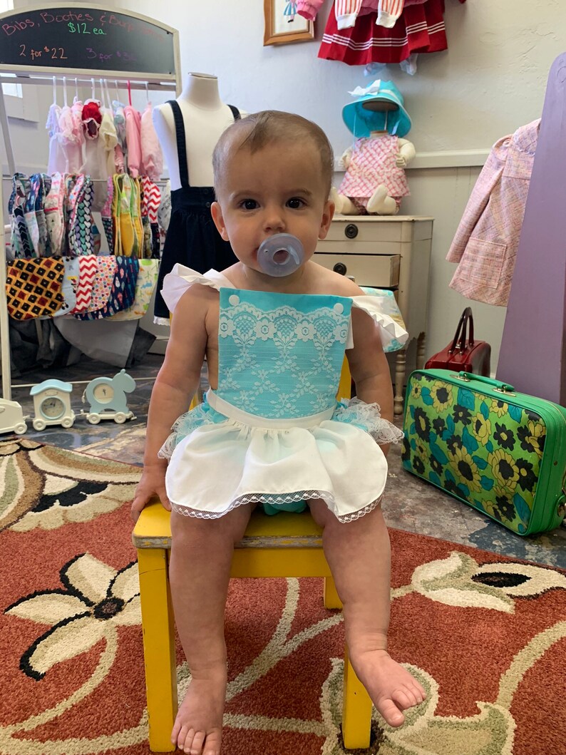 Alice in Wonderland Inspired Baby Ruffle Romper Halloween Etsy