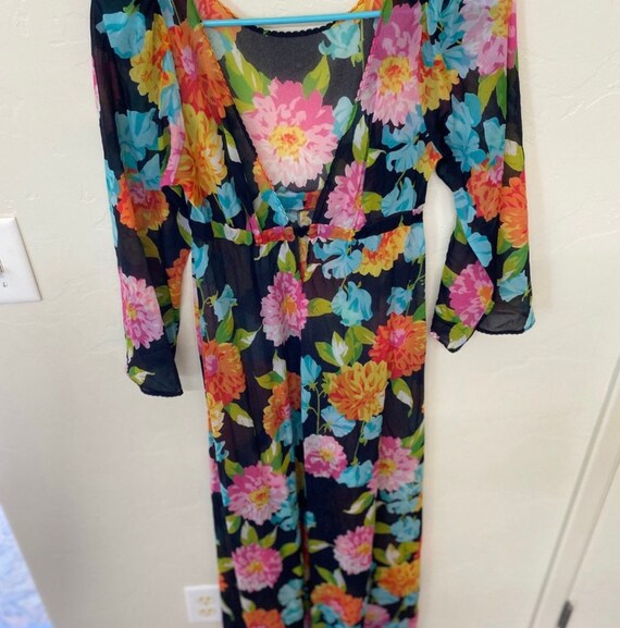 Vintage Sheer Coverup Gown