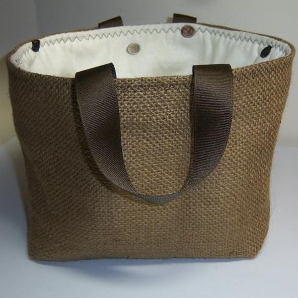 Burlap Basket - Etsy