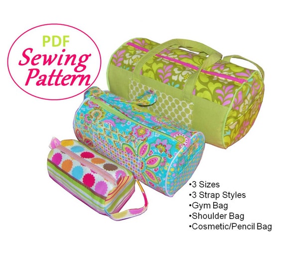 NEW PDF Sewing Pattern for Barrel Bag: 3 Sizes 3 Strap | Etsy