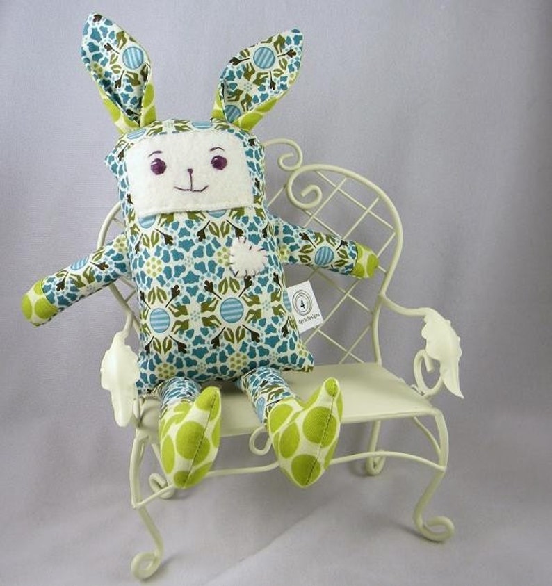 INSTANT DOWNLOAD Funny Bunny pdf ePattern for Sewing Your Own Bunnies NOW in Three Sizes image 3