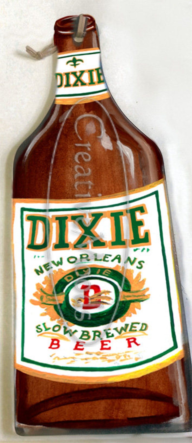 Dixie Beer Cutting Board New Orleans Louisiana Beer Ale Etsy