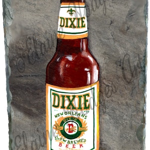 4x8 Slate, New Orleans Dixie Beer made from Original Artwork