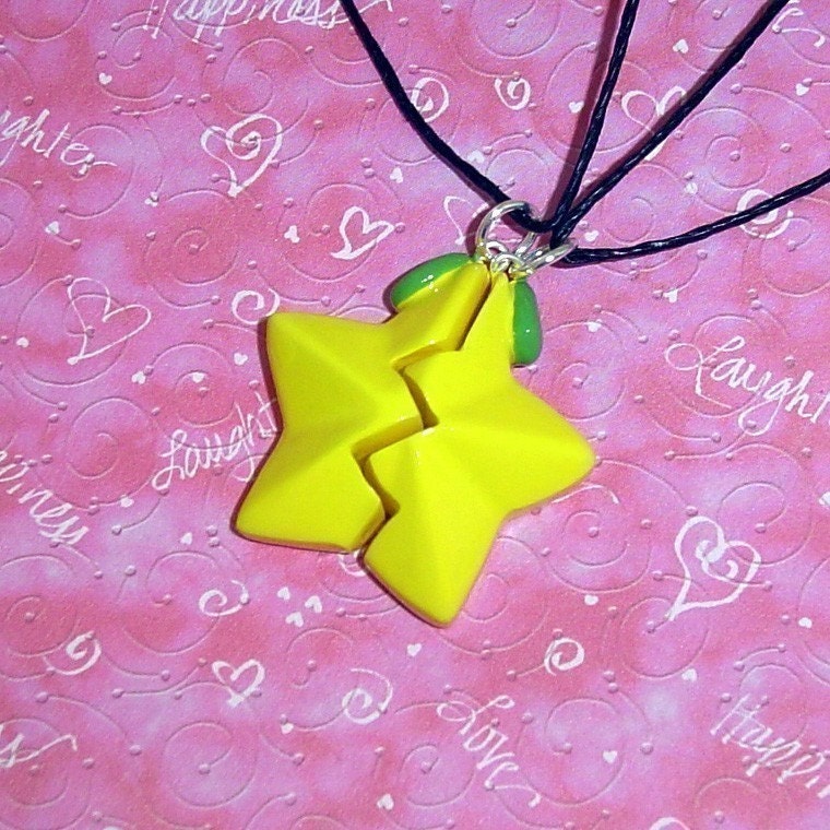 Kingdom Hearts - Friendship Paopu Fruit Necklaces