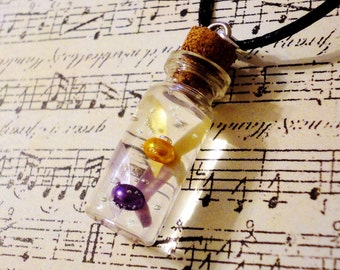 Legend of Zelda - Majora's Mask - Tatl and Tael Fairy Bottle Necklace