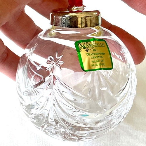 Vintage 1993 Waterford Crystal Christmas Ornament 1993 Etsy