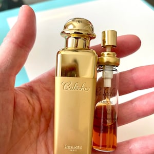 Vintage HERMES Caleche Parfum 7.5 Vaporisateur Rechargeable-1/3 Full