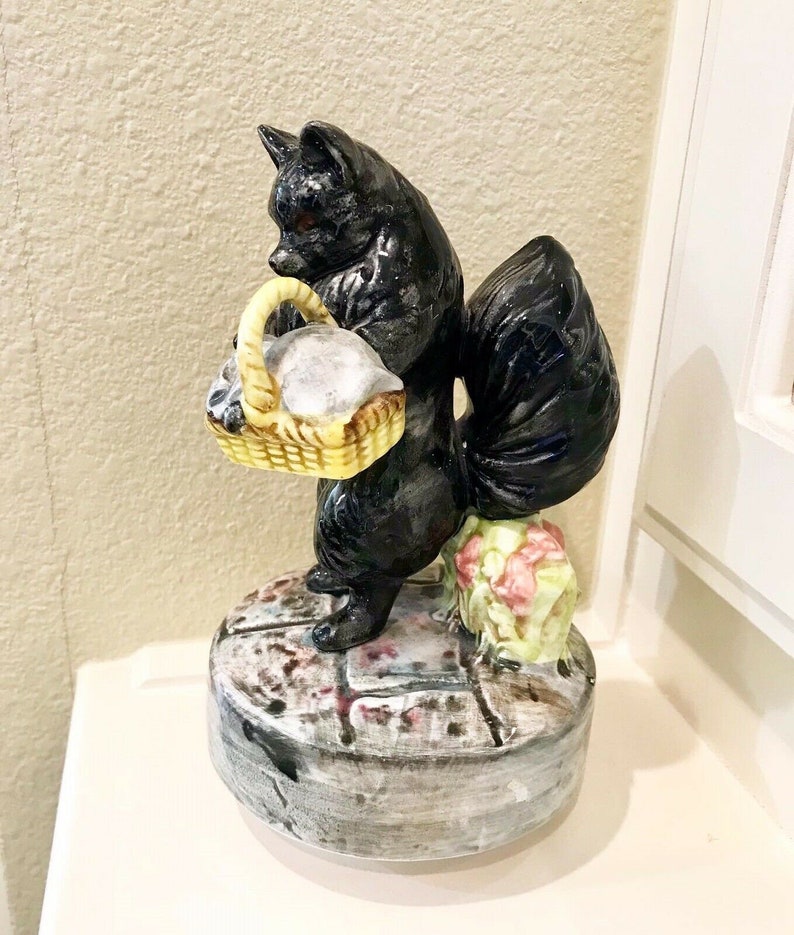 Handpainted Beatrix Potter Duchess Music Box by Schmid Baby Etsy