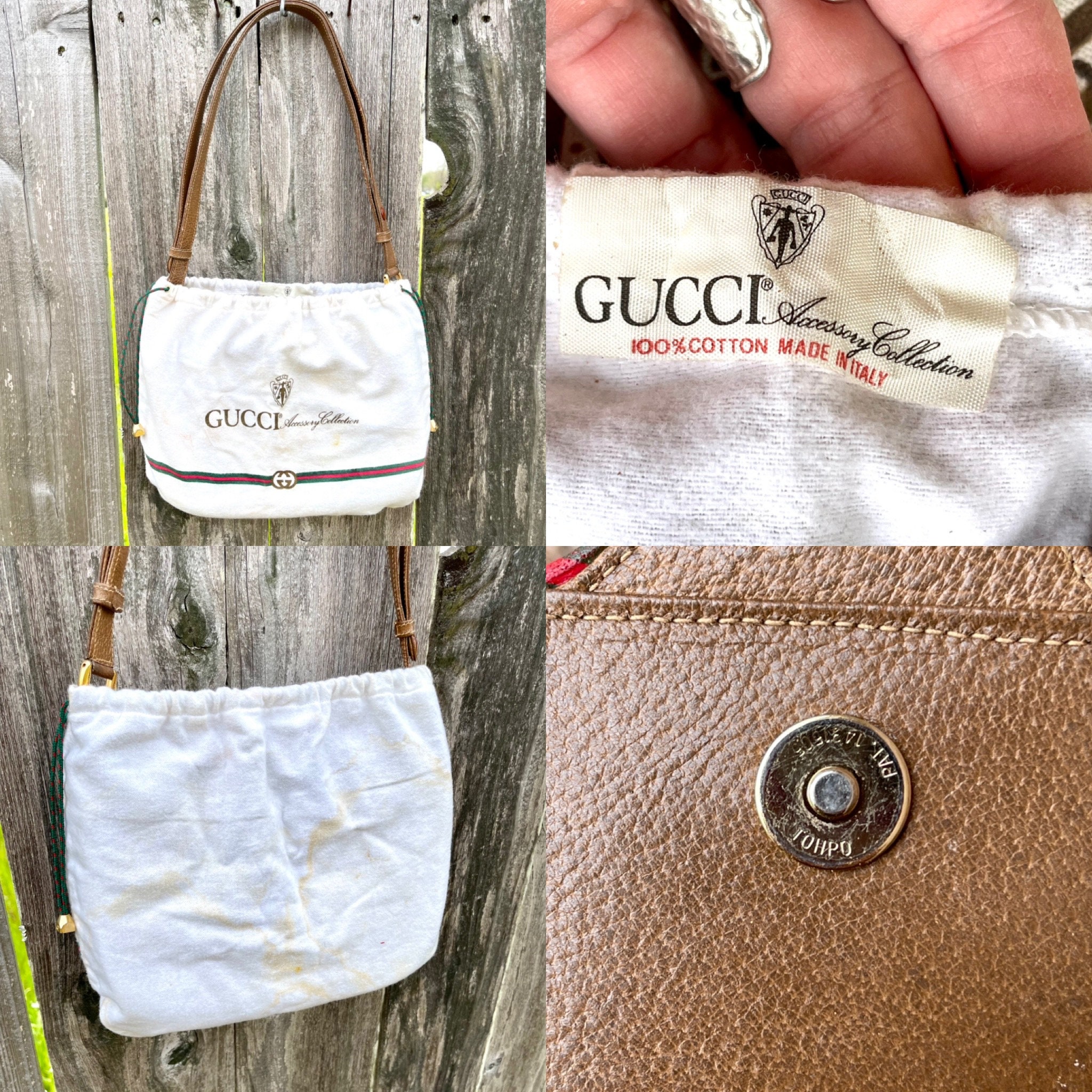 TAN V7 GG GUCCI CANVAS FABRIC