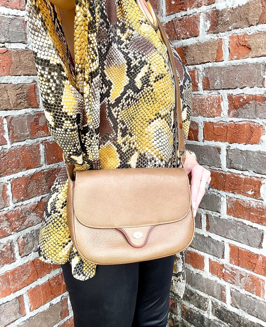 GUCCI / Accessories Collection/バッグ/--/BRW/モノグラム Vintage GUCCI Accessory Collection Handbag/crossbody in Brown