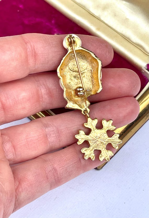 Set of 2 Vintage Christopher Radko Enamel Snowmen… - image 6