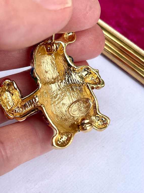 Set of 2 Vintage Christopher Radko Enamel Snowmen… - image 5