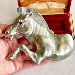 Collectable Christopher Ross Silver Snake Buckle Red Belt Rare Christopher Ross Snake/serpent Head Belt in Original  main image 3
