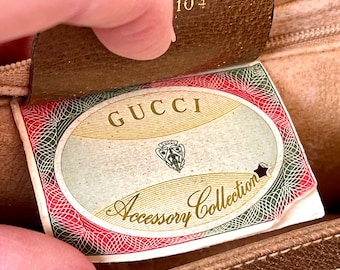 Vintage GUCCI Accessory Collection Handbag/crossbody in Brown