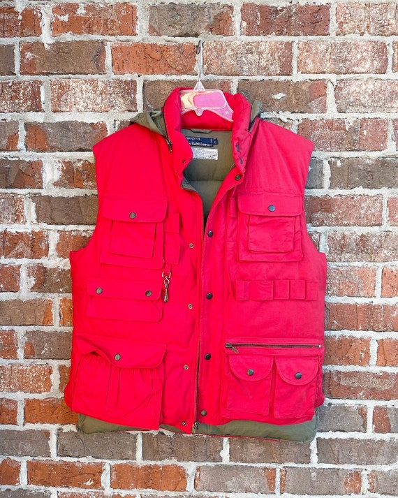 Vintage Polo Ralph Lauren Goose Down Hunting/fishing/safari Puffer Vest  Size Men's Medium -  Canada