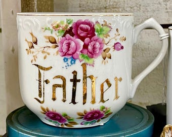 Antique Porcelain Father Shaving Mug