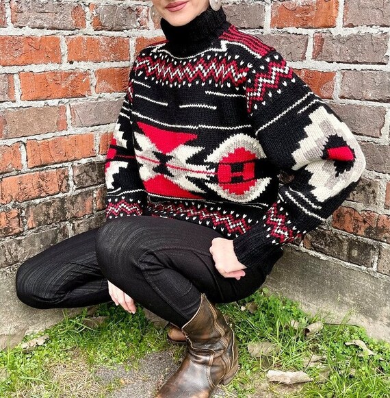 Vintage 90's RALPH LAUREN Hand Knit 