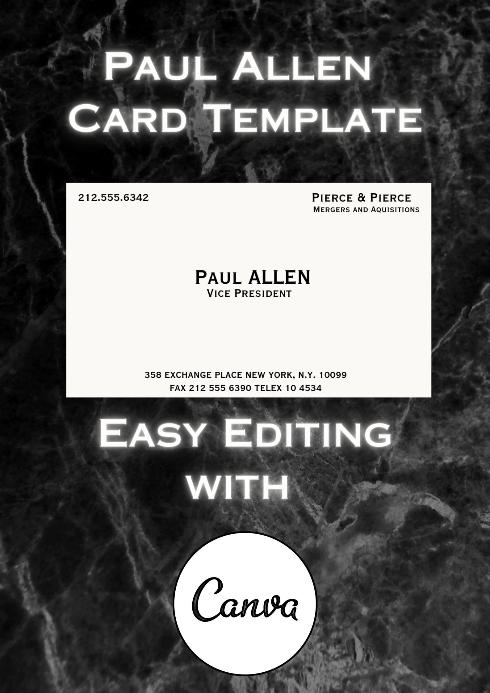 Canva Template Paul Allen Business Card Style American Psycho Etsy Canva Template Paul Allen Business Card Style American Psycho Etsy