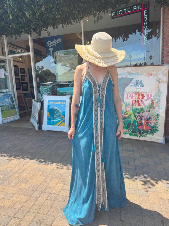 slim fit dress slacks Leset Yoko Halter Maxi Dress in White in Cotton