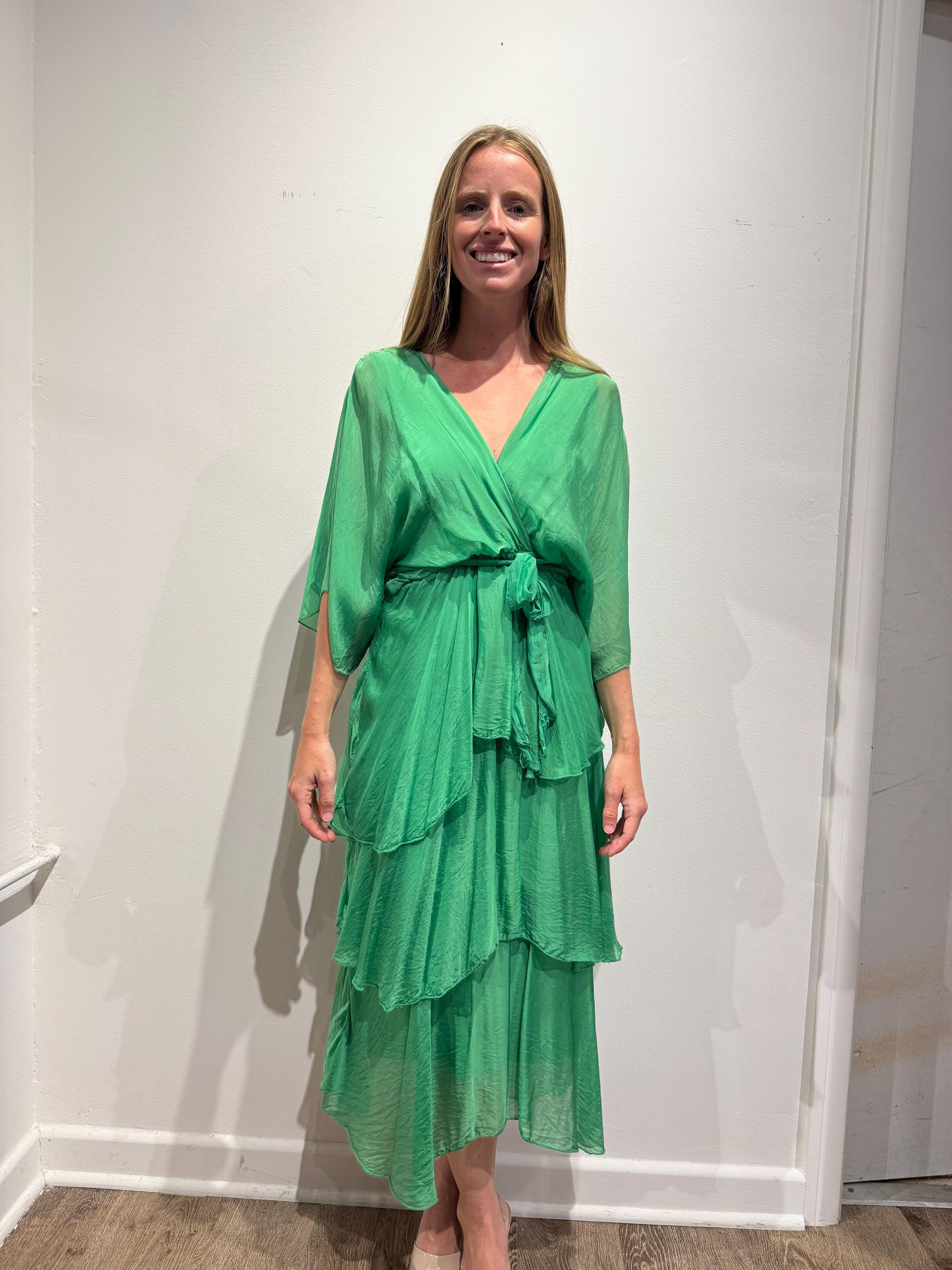 Italian Silk Layered Dress - Etsy Italian Silk Layered Dress - Etsy