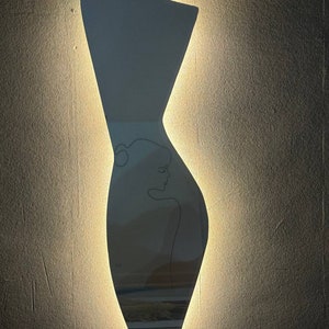 Full Size Asymmetrical Human Mirror