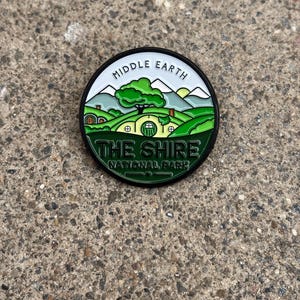 The Shire National Park enamel pin