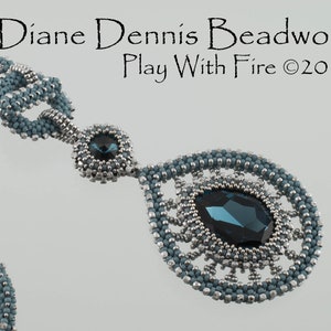 Digital PDF Instructions for Play With Fire Necklace