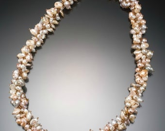 Instrucciones digitales en PDF para el collar o pulsera de perlas trenzadas