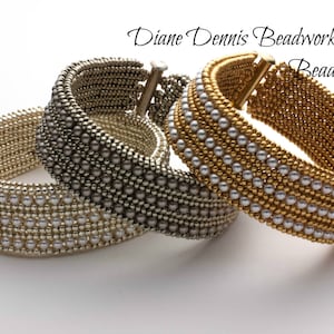 Digital PDF Instructions for the Herringbone Bangle Bracelet