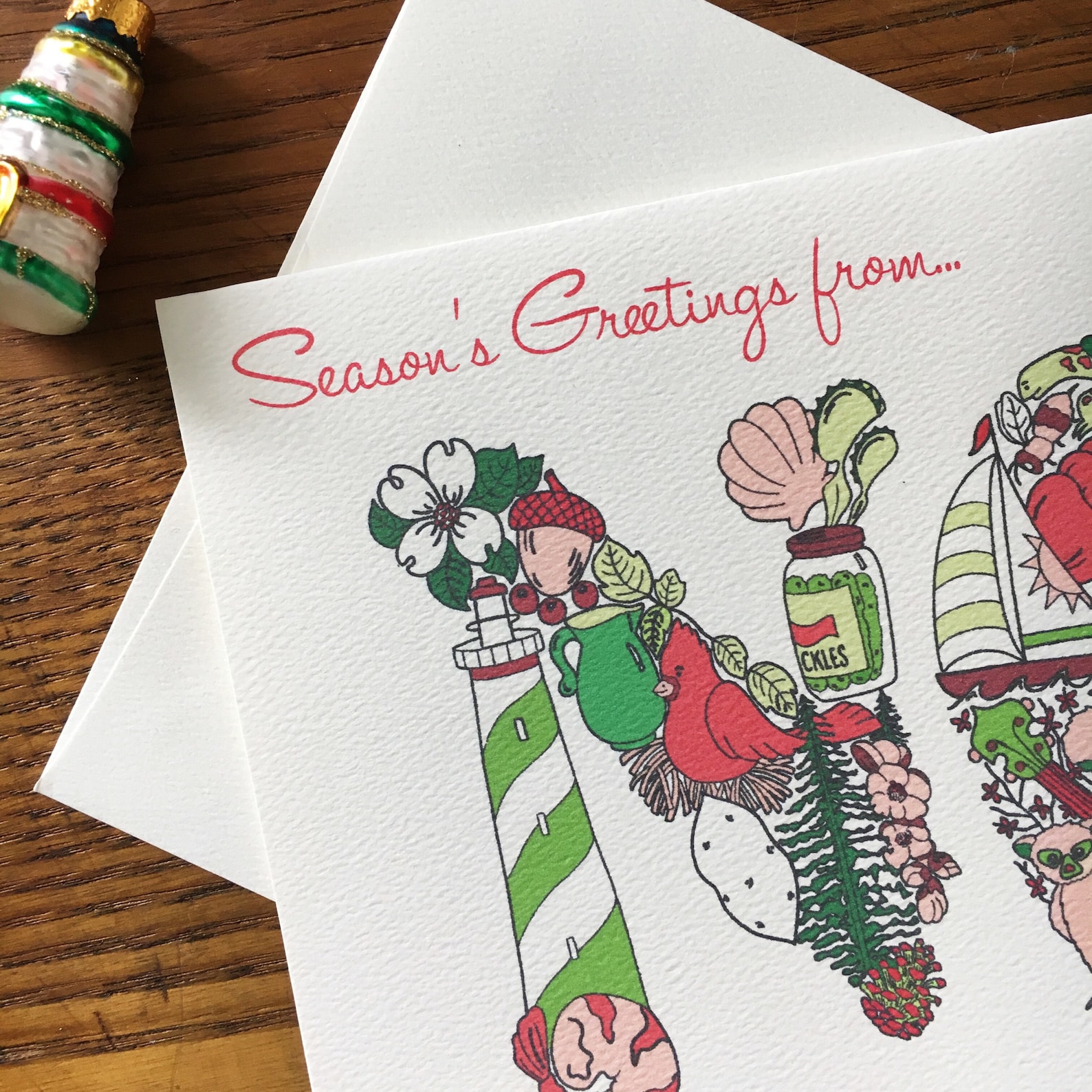 North Carolina Christmas Cards 