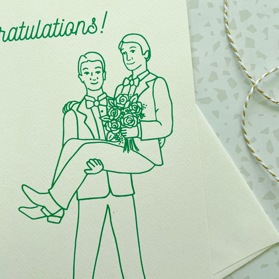 Gay Wedding Card. Gay Card. Gay Marriage. Civil Partnership. | Etsy