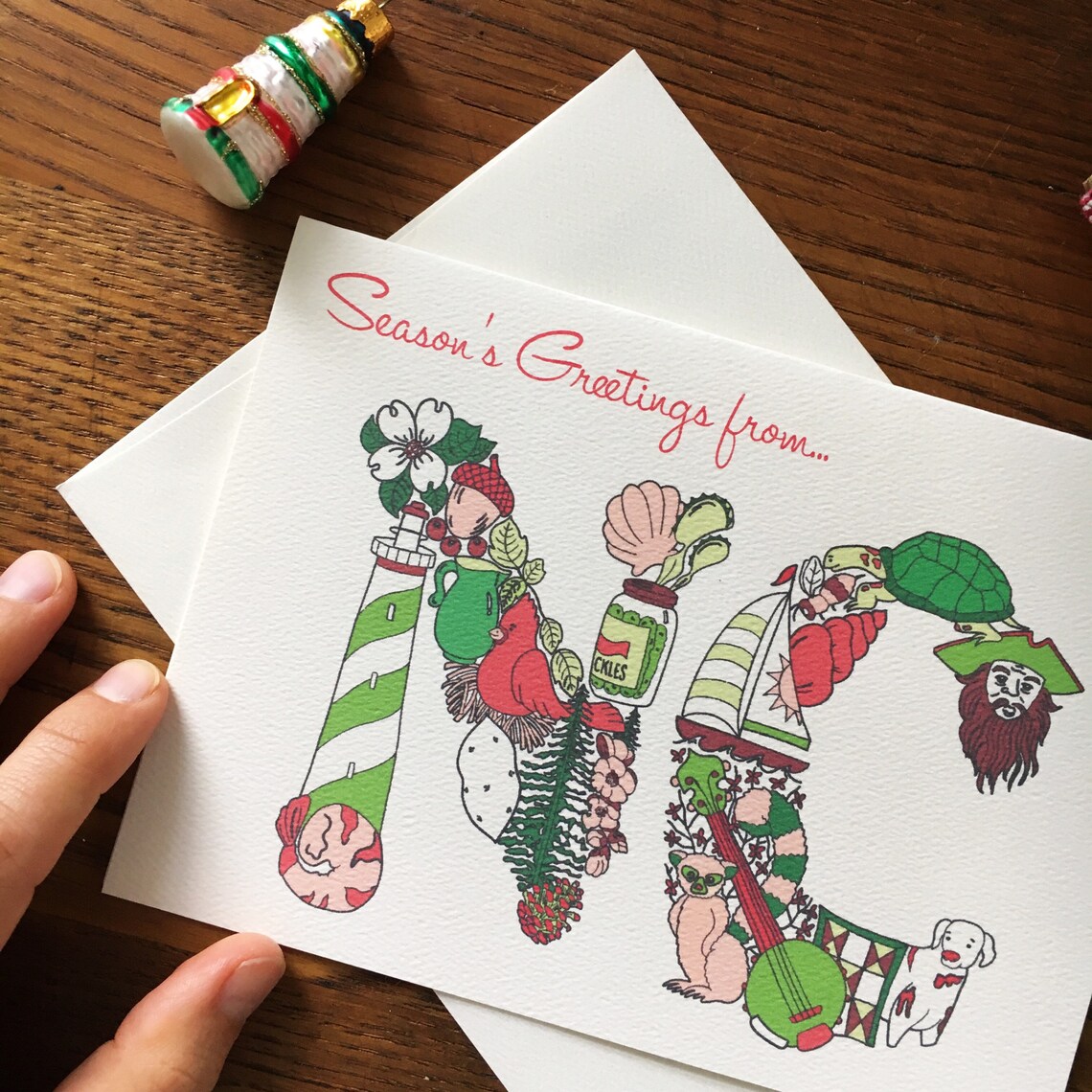 North Carolina Christmas Cards 
