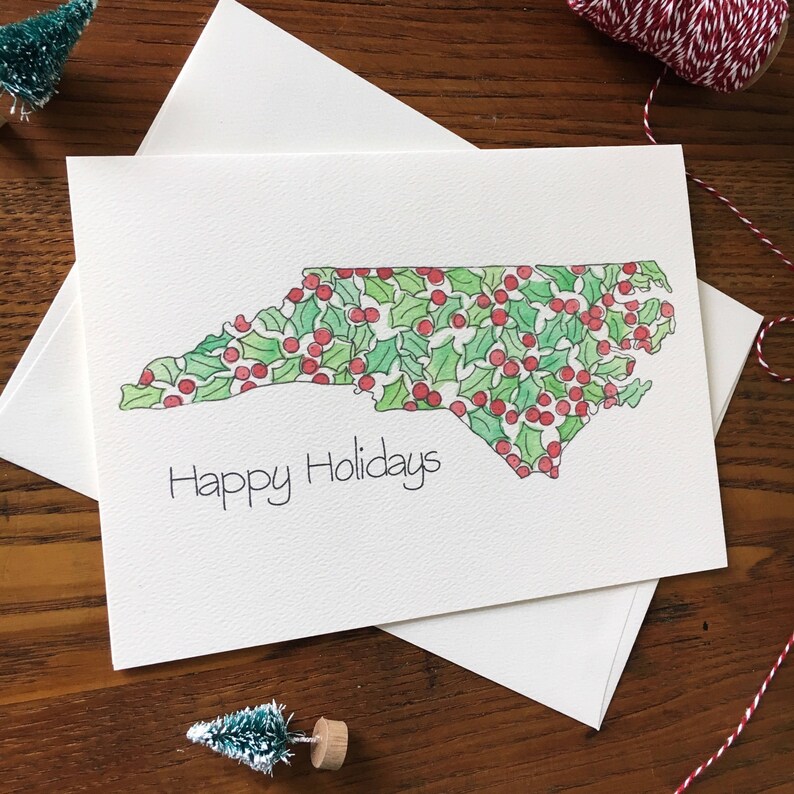 North Carolina Christmas Cards 