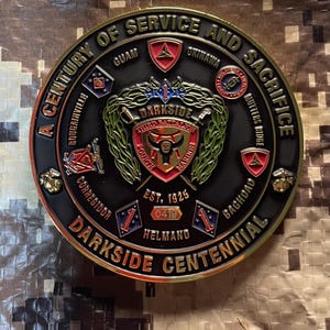 The Darkside Centennial Challenge Coin