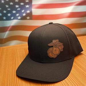 Marine Corps Leather Patch Hat – Richardson 112 & Durra-bull Water-Resistant
