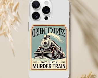 Funda para teléfono Orient Express: Diversión literaria para los fans de Poirot / Cubierta protectora resistente