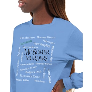 Midsomer Murders T-Shirt | Classic Unisex Long Sleeve | Cozy Detective Inspired Apparel