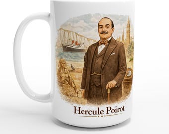 Hercule Poirot Mug - Perfect Gift for Fans