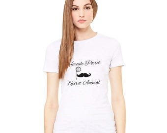 Hercule Poirot Spirit Animal T-Shirt: Funny Gift for Mystery Fans