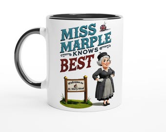 Miss Marple Mug: Agatha Christie Mystery Lover Gift