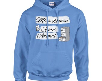 Miss Lemon Spirit Animal Hoodie - Funny Poirot Fan Pullover