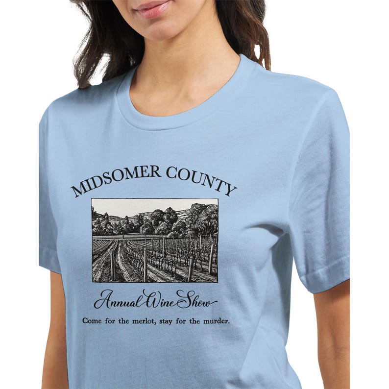 Midsomer Murders T-Shirt - Funny Mystery Tee - Unisex & Eco-Friendly Gift Baby Blue