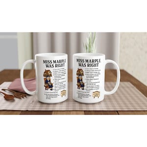 Miss Marple Life Leasons: keramische mok van 15 oz afbeelding 4