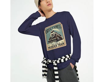 Agatha Christie Tee: Vintage Orient Express Long Sleeve T-Shirt