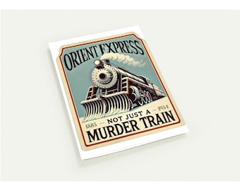The Orient Express: Pack of 10 Fun Greeting Cards - Agatha Christie Inspired