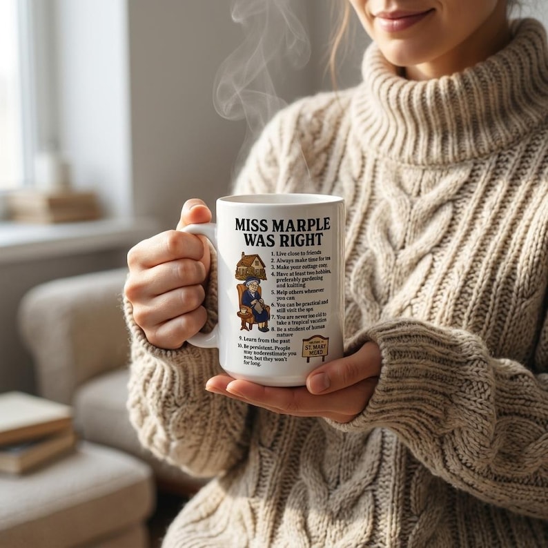 Miss Marple Life Leasons: keramische mok van 15 oz afbeelding 7